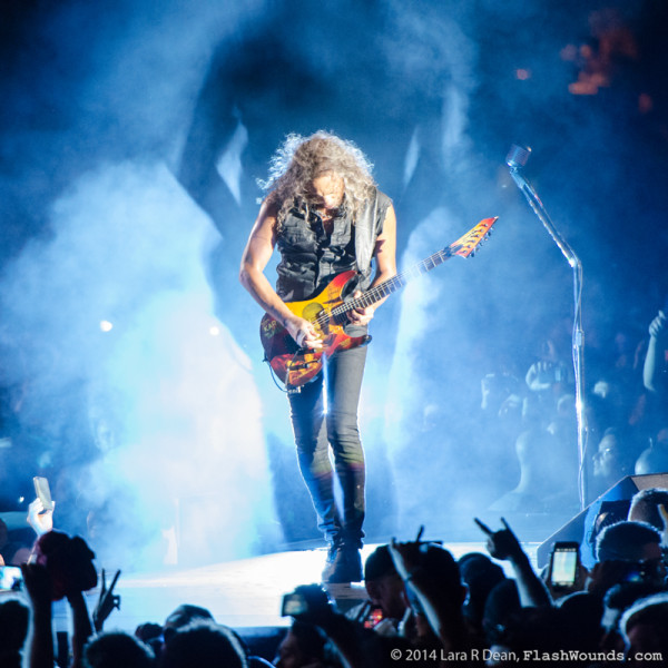 Kirk Hammett of Metallica at Heavy Montreal '14 by Lara Dean for FW