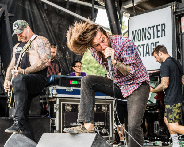 Every Time I Die on the Vans Warped Tour '14, photo by Drew Pion for FW
