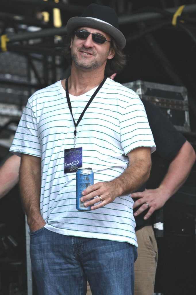 Gary standing on the main stage watching the show t ROTR 2013 ~ photo by Seth M