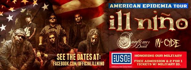 Ill Niño Announce Their American Epidemia Tour
