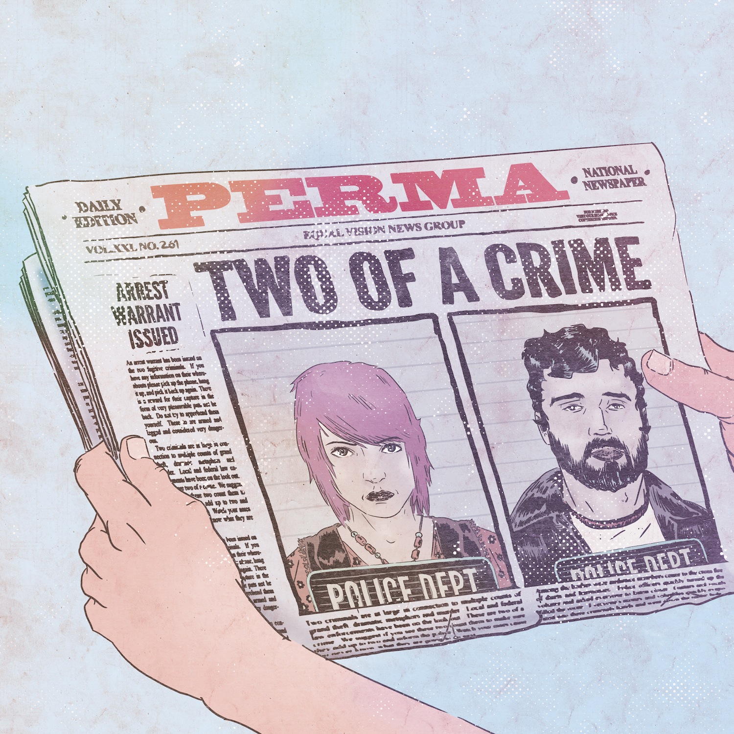 Say Anything’s Max Bemis and Eisley’s Sherri Dupree-Bemis Announce <i>Two of a Crime</i>, Perma’s Debut Full-Length Album