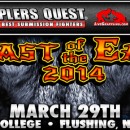 Grapplers Quest “Beast of the East”   Returns March 29 to New York