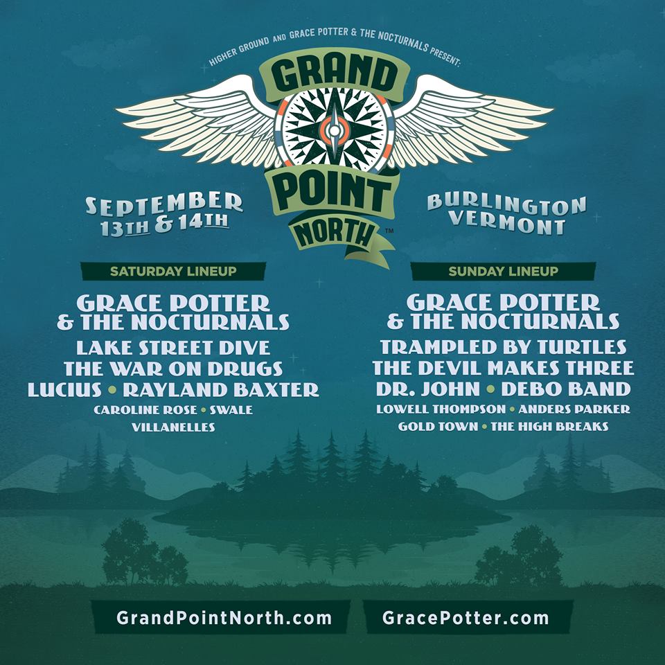 Lineup Announced for Grand Point North Festival in Burlington, VT