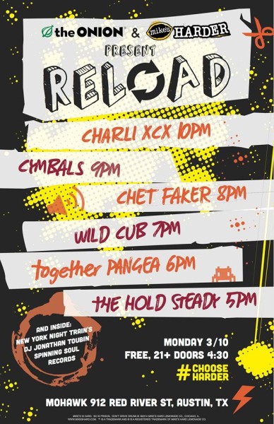 Mike's Work Hard, Play HARDER at the SXSW Reload party presented by Mike's Harder &The Onion