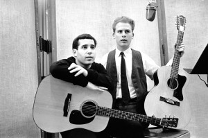 A very young Simon and Garfunkel
