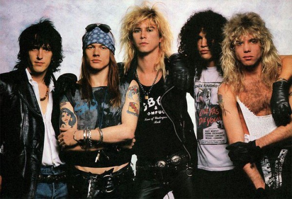 Duff back in the day with Guns n Roses