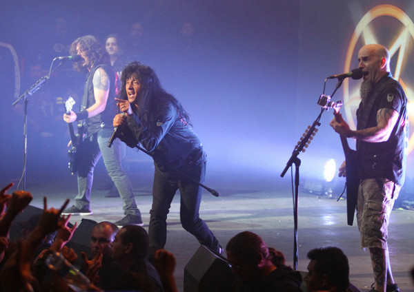 Anthrax performing live in Chile