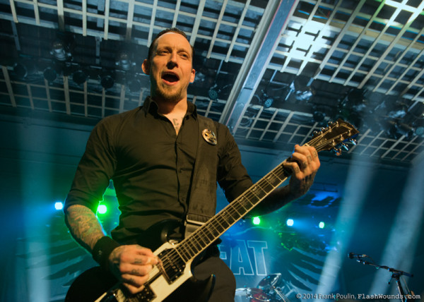 Volbeat's Michael Poulsen, photo by Frank Poulin for FlashWounds