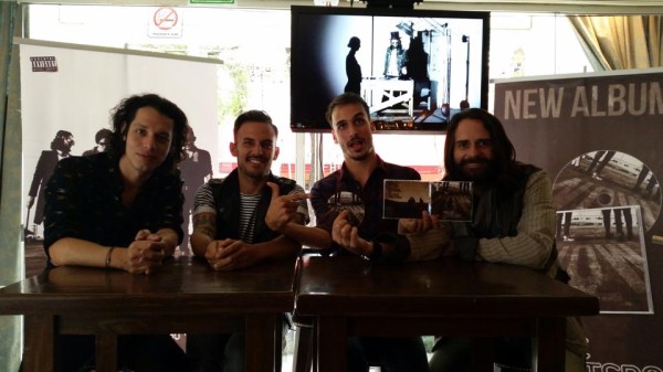 The band presenting their new album NOW in Mexico...even though North America has to wait 'til Oct. 7!