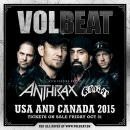 Volbeat Announces Spring 2015 Tour With Anthrax and Crobot