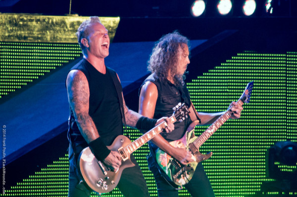 Metallica headlining Day 1, photo by Francois Poulin for FW