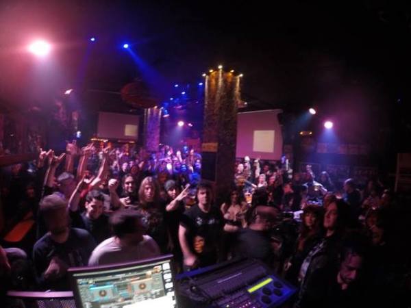 Over 300 people gathered at the Rainbow Club in Athens for the Beyond the Red Mirror listening party!