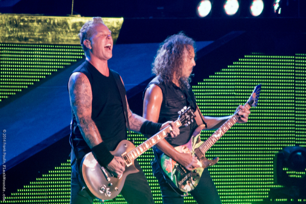 Metallica  headlining HEAVY 2014, photo by Francois Poulin