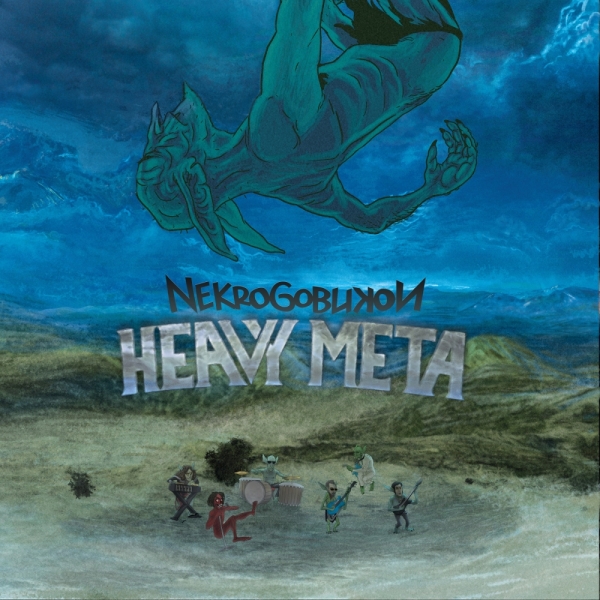 Heavy Meta album cover illustration by Aleksander Vujovic