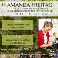 Chef Amanda Freitag Book Signing!